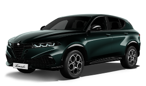 Dark green SUV viewed from the front-left angle.
