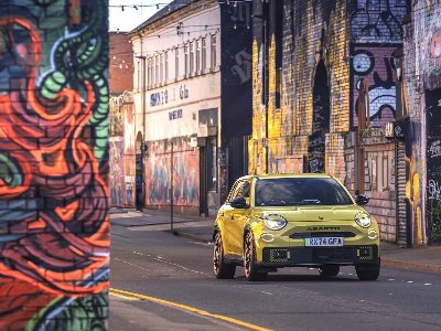 Abarth 600e electrifies performance with new £1500 Government Electric Car Grant