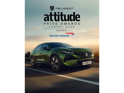 PEUGEOT RETURNS AS HEADLINE PARTNER OF ATTITUDE PRIDE AWARDS EUROPE FOR THIRD CONSECUTIVE YEAR
