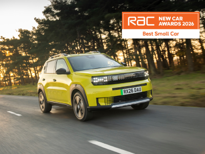 Fiat Grande Panda wins Best Small Car in the RAC New Car Awards 2026