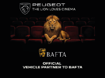 PEUGEOT ANNOUNCED AS OFFICIAL VEHICLE PARTNER OF BAFTA
