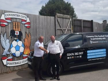 Research Garage Announced as New Coventry City Club Partner!