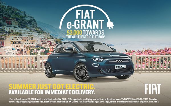 Fiat Announce £3000 e-GRANT