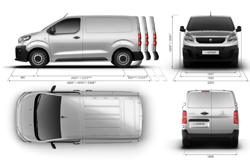 Peugeot Expert Dimensions